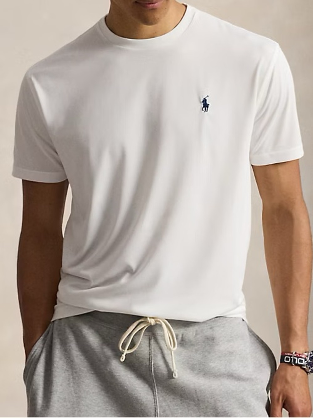 Ralph Lauren (Performance) White Crew Neck T-Shirt